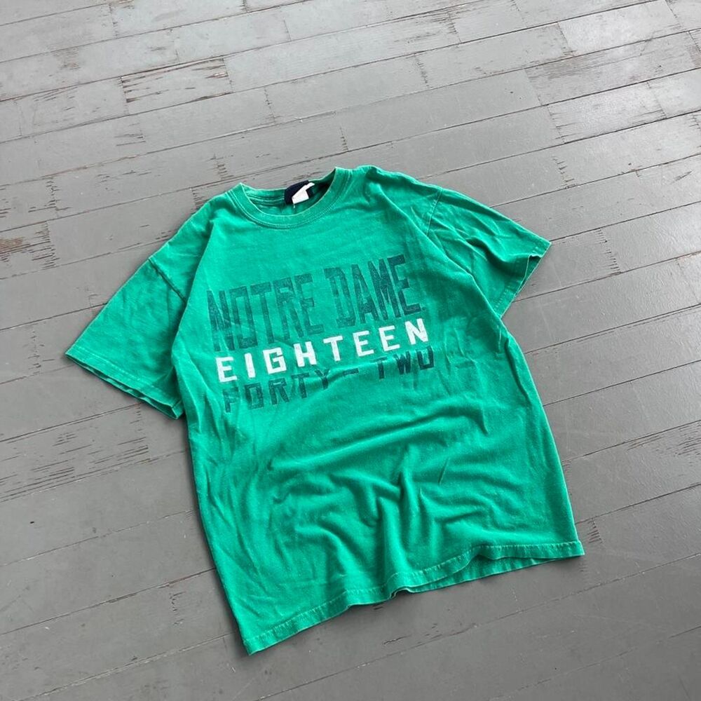 Vintage MV Sport Notre Dame University Tee Shirt